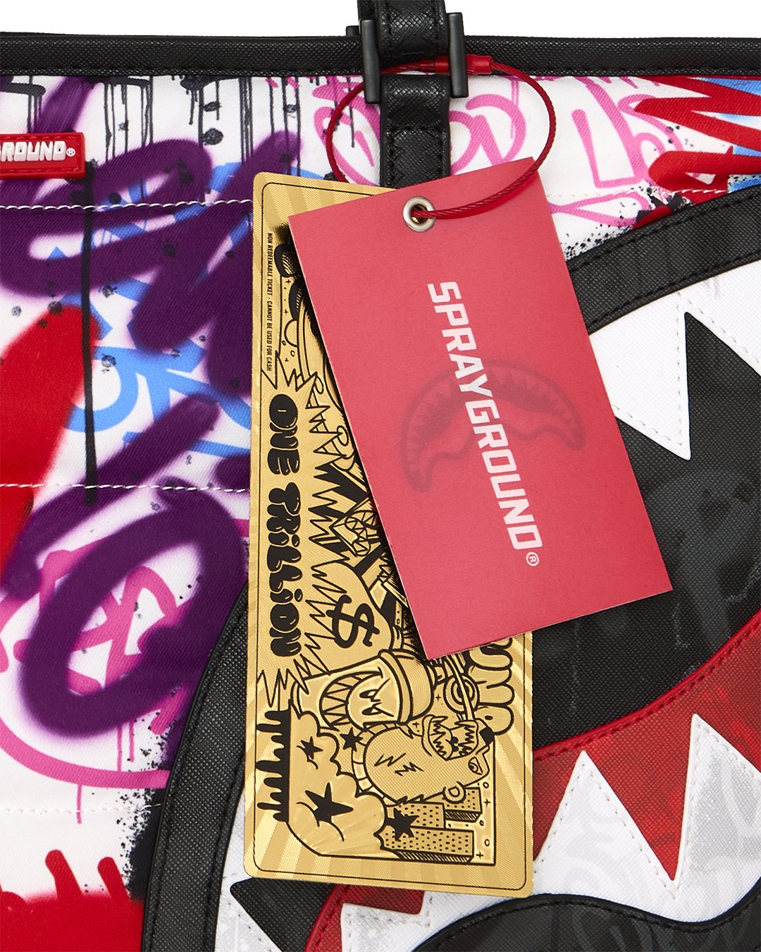 TAGGED UP PUFFER TOTE
