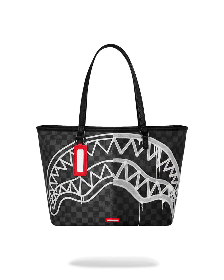 SPLIT SKETCHY SHARK TOTE