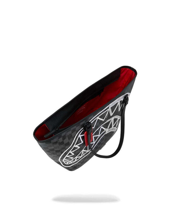 SPLIT SKETCHY SHARK TOTE