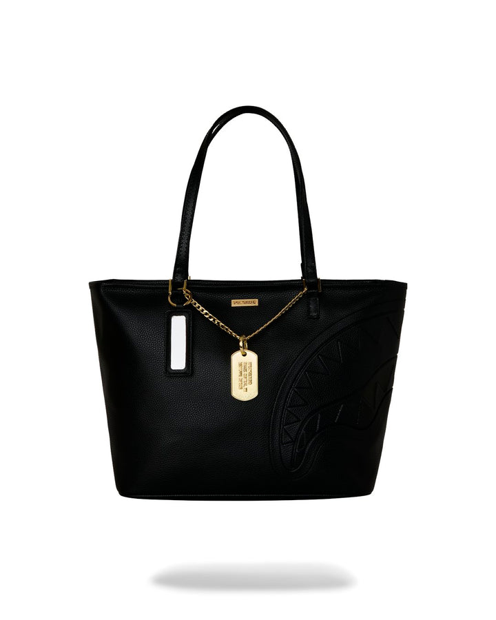 SHARK CENTRAL GOLD TAG TOTE
