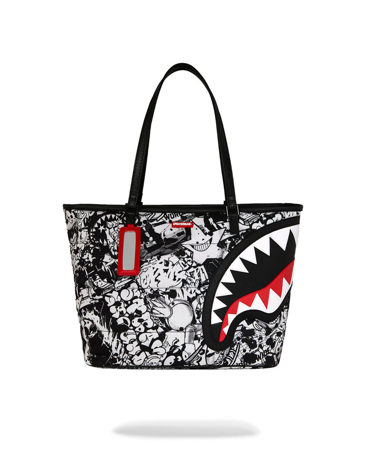 GRAFFIC PUFFER TOTE