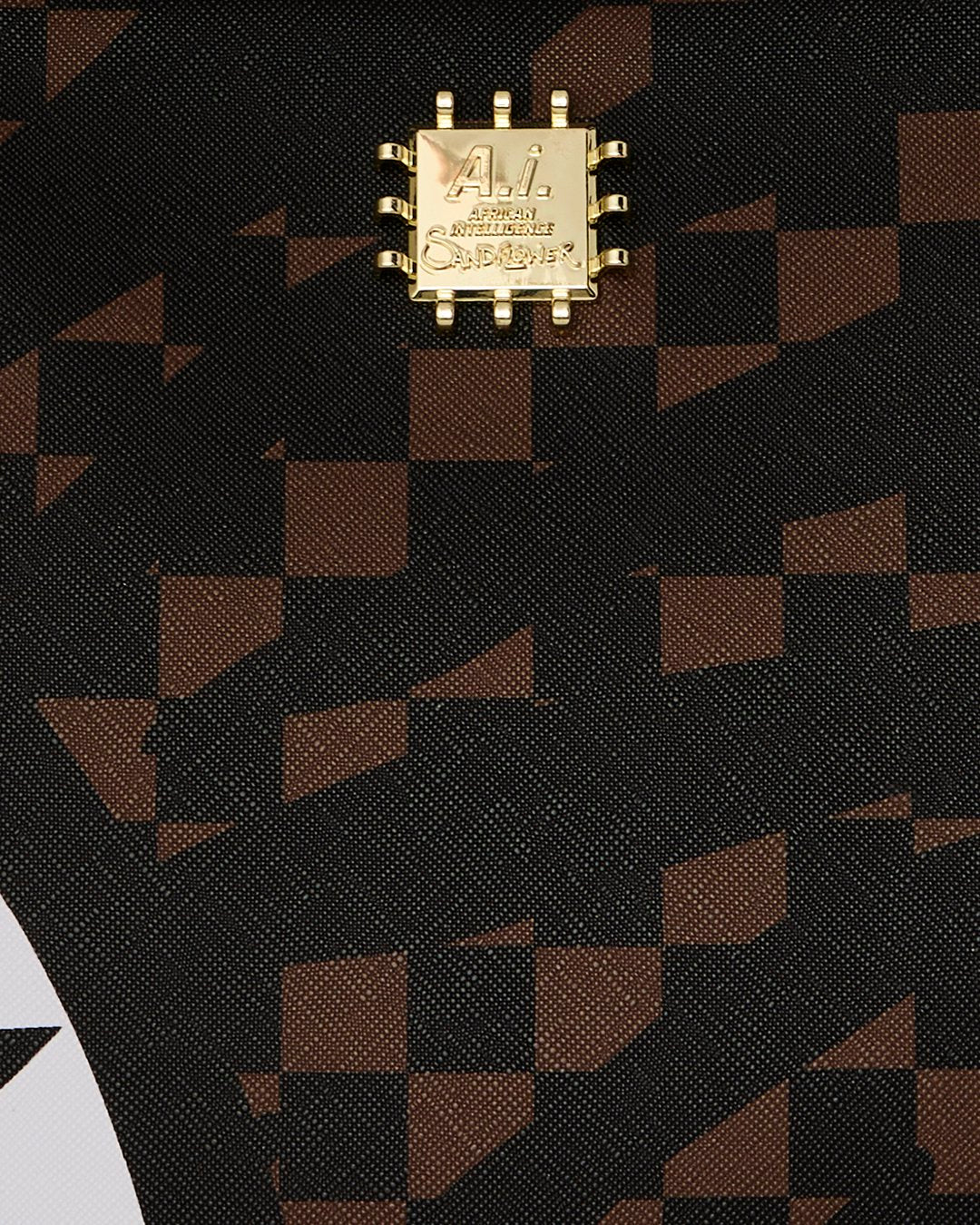 AI HENNY ZEBRA CHECK TOTE