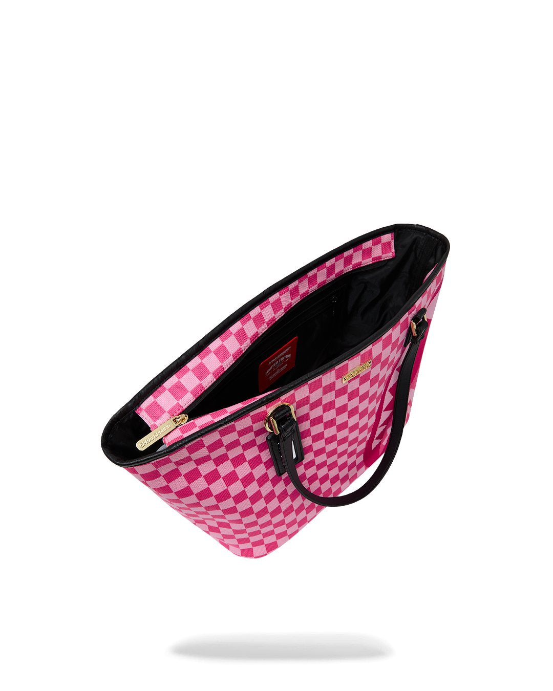 PINK FLYKNIT SIP TOTE
