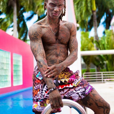 TAGGED UP SWIM SHORT