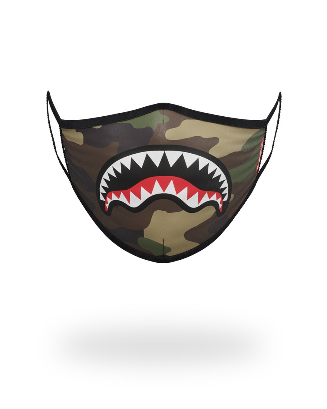 SPRAYGROUND FORM-FITTING MASK CAMO SHARKMOUTH