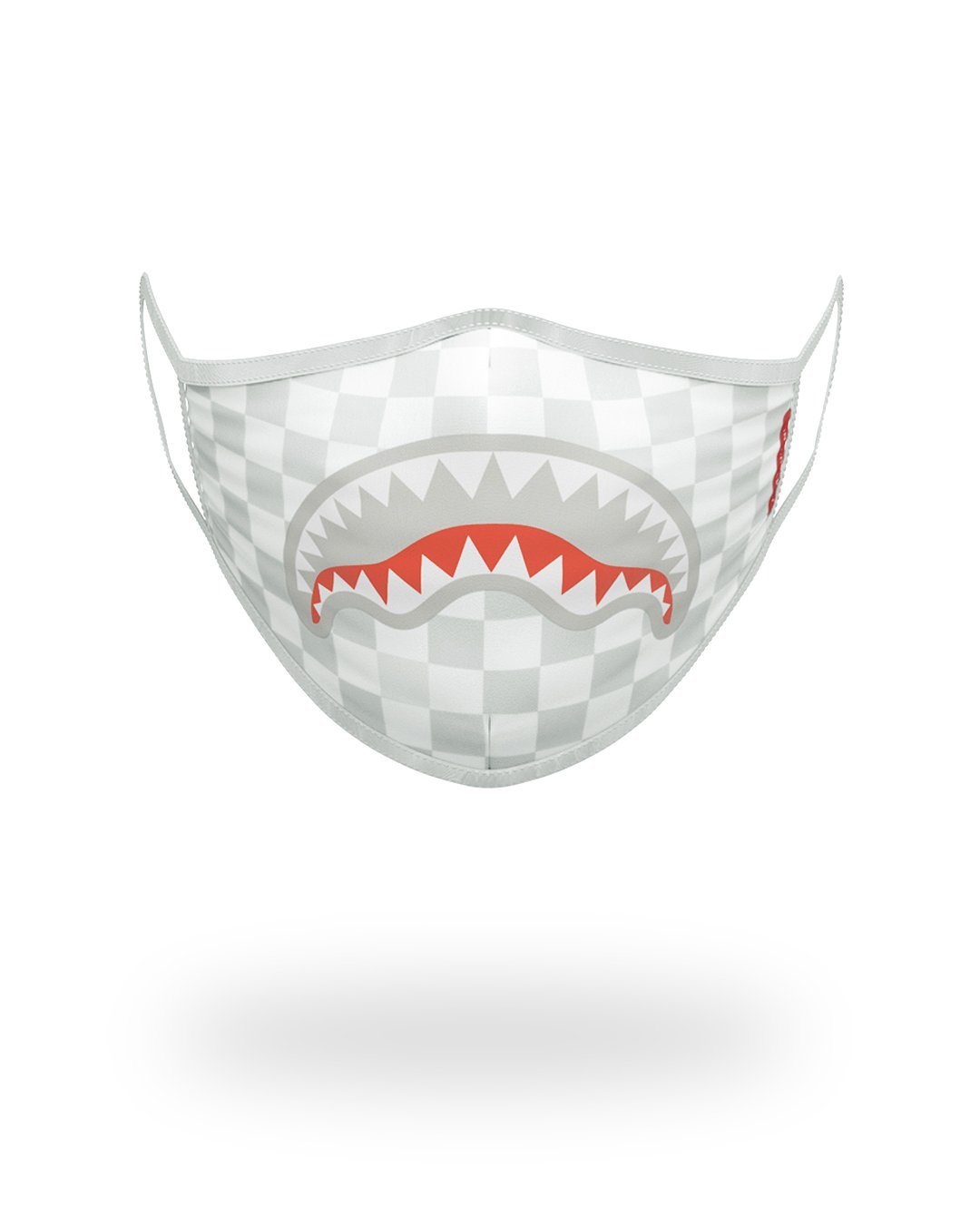 SPRAYGROUND FORM-FITTING MASK SHARKS IN PARIS (WHITE)