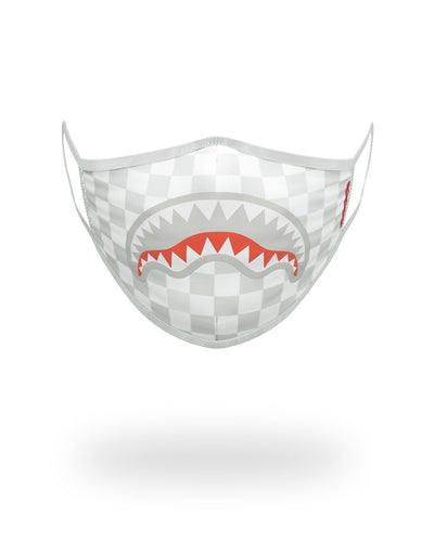 SPRAYGROUND FORM-FITTING MASK SHARKS IN PARIS (WHITE)