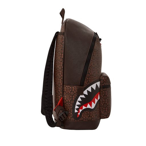 SPRAYGROUND SHARKS IN PARIS CHECK SAVAGE BACKPACK תיק גב