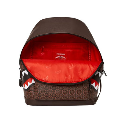 SPRAYGROUND SHARKS IN PARIS CHECK SAVAGE BACKPACK תיק גב