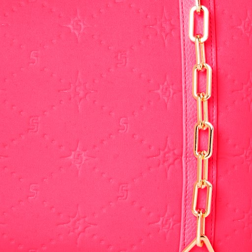 PINK EMBOSSED TOTE