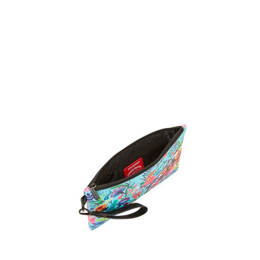 SPRAYGROUND SANCTUARY SPLIT FLOWER CROSS-OVER CLUTCH