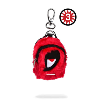 FUR MONSTER SHARK KEYCHAIN