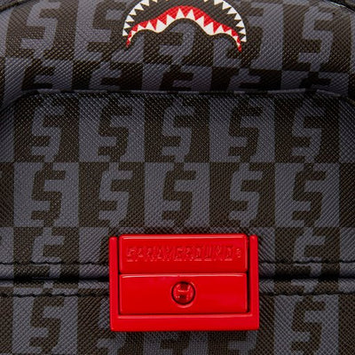 SPRAYGROUND MONEY CHECK GREY JEWELRY CASE