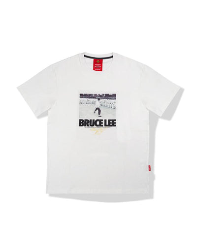 SPRAYGROUND T-SHIRT BRUCE LEE FIGHT B  WHITE