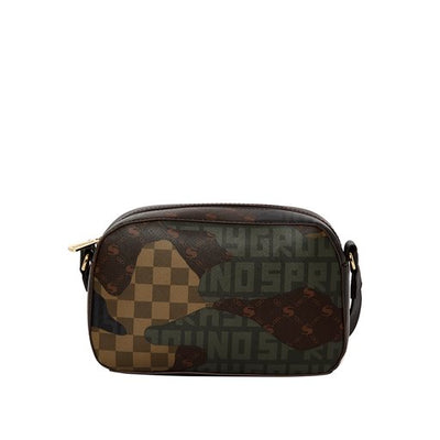 SPRAYGROUND CAMO BRANDED MAN PURSE