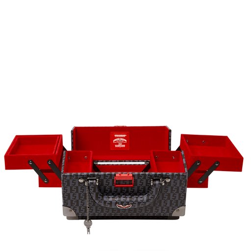 SPRAYGROUND MONEY CHECK GREY JEWELRY CASE