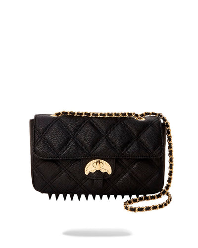 SPRAYGROUND TWIST LOCK HANDBAG BLACK MAMBA