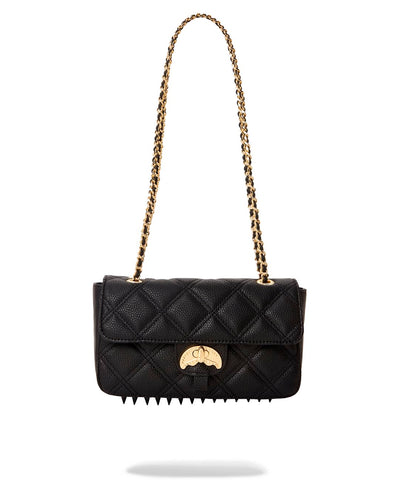 SPRAYGROUND TWIST LOCK HANDBAG BLACK MAMBA