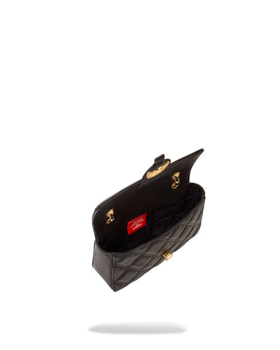 SPRAYGROUND TWIST LOCK HANDBAG BLACK MAMBA