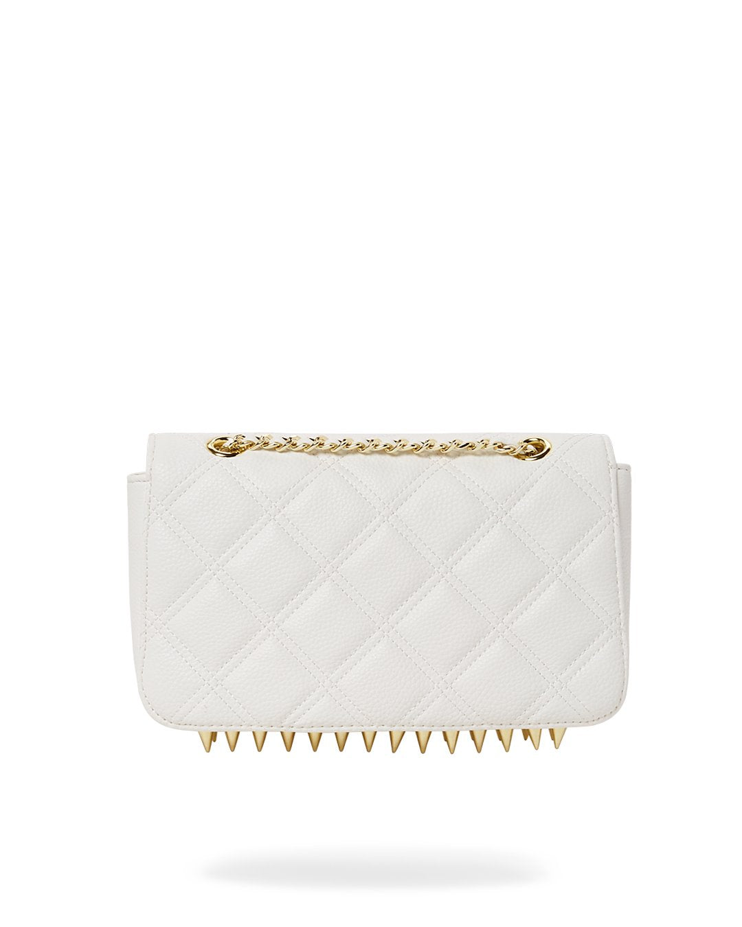 RIVIERA WHITE GOLD TWIST LOCK HANDBAG