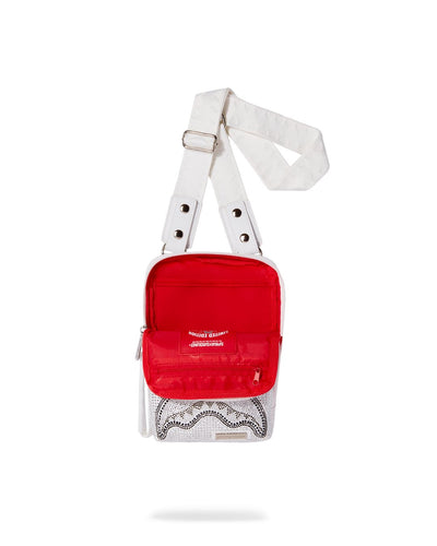 SPRAYGROUND TRINITY WHITE SLING