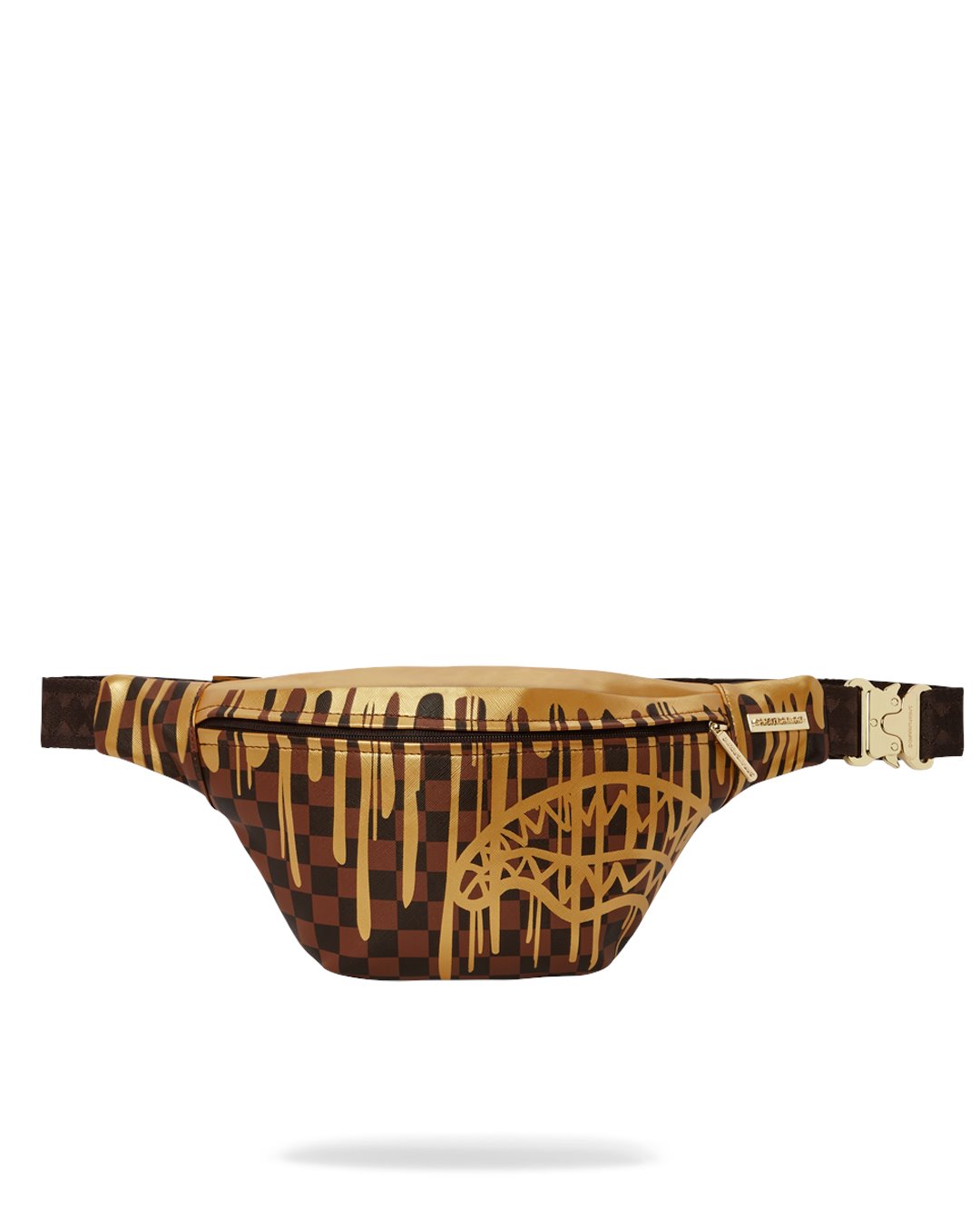 SPRAYGROUND SHARKS IN PARIS PAINT DRIP SAVVY CROSS-BODY