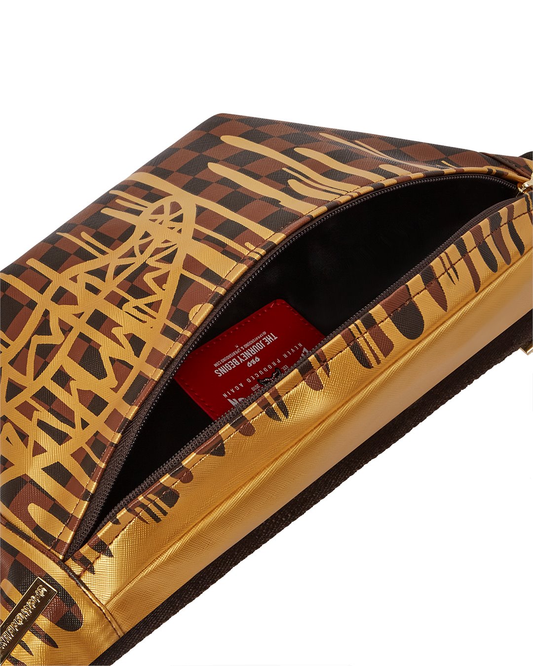 SPRAYGROUND SHARKS IN PARIS PAINT DRIP SAVVY CROSS-BODY