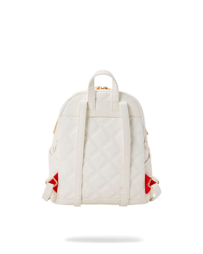 SPRAYGROUND RIVIERA WHITE GOLD SAVAGE BACKPACK