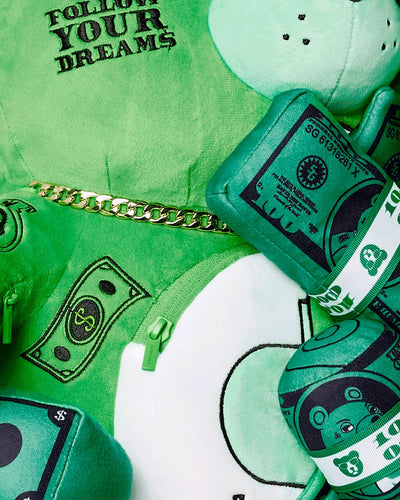 SPRAYGROUND MONEY ON MONEY BEAR BACKPACK
