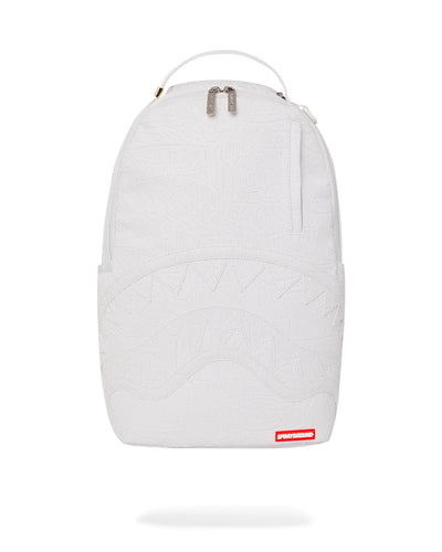 WHITE SCRIBBLE DLXSV BACKPACK