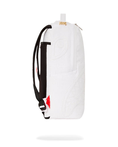 WHITE SCRIBBLE DLXSV BACKPACK