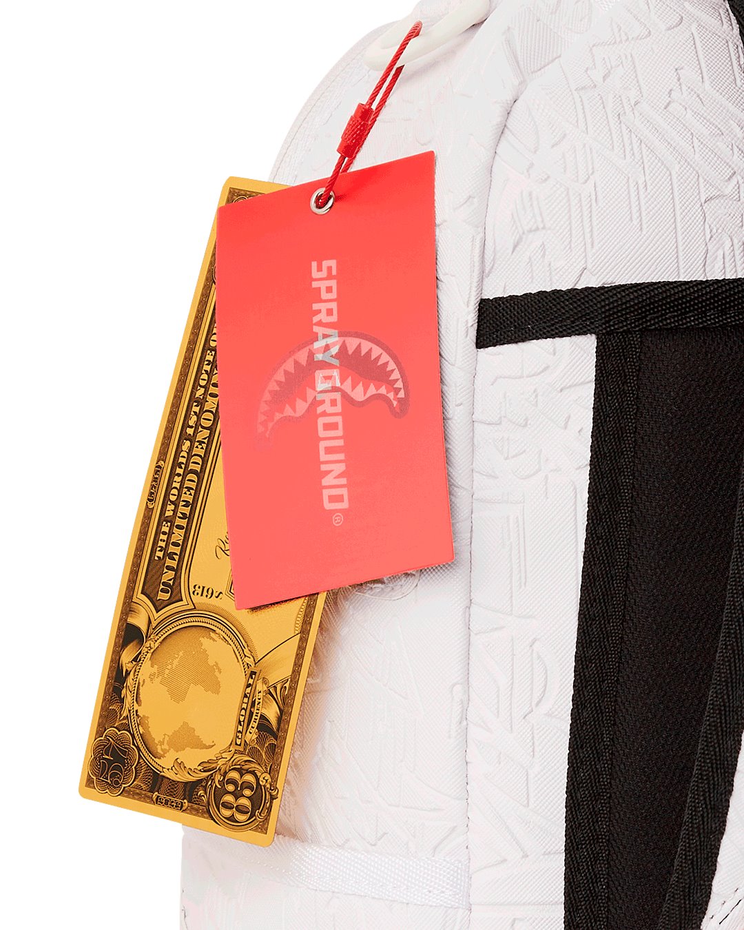 SPRAYGROUND WHITE SCRIBBLE DLXSV BACKPACK