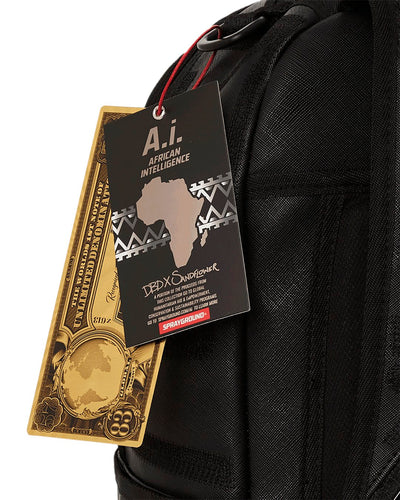 SPRAYGROUND AI TRIBAL GHOST DLXSVF BACKPACK