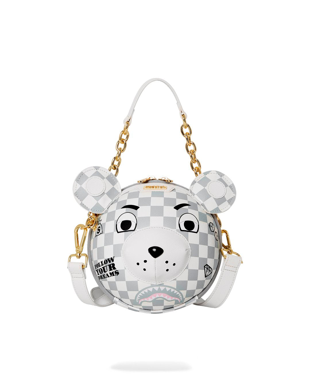 SPRAYGROUND COUTURE BEAR HEAD HANDBAG