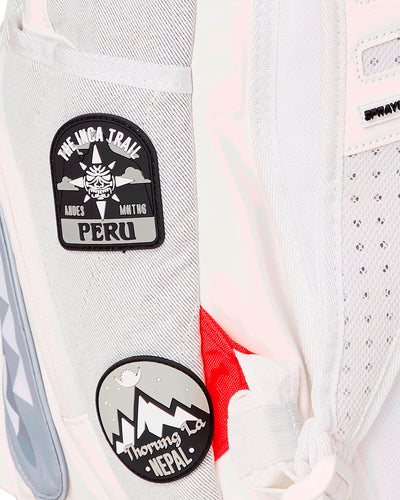 SPRAYGROUND WHITE OUT EXPEDITION BACKPACK