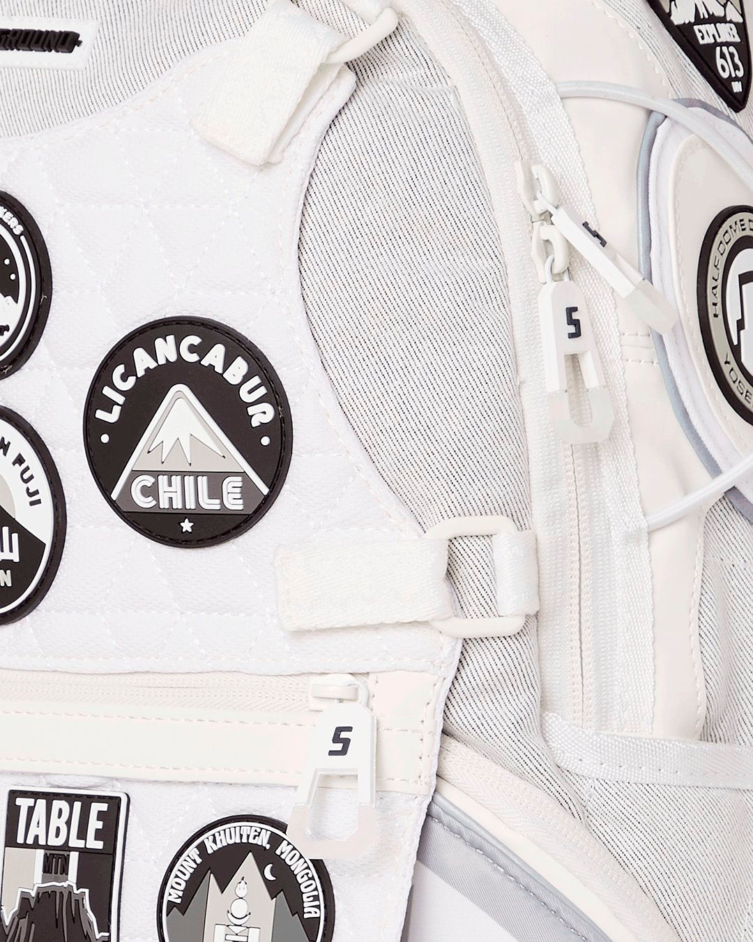 SPRAYGROUND WHITE OUT EXPEDITION BACKPACK