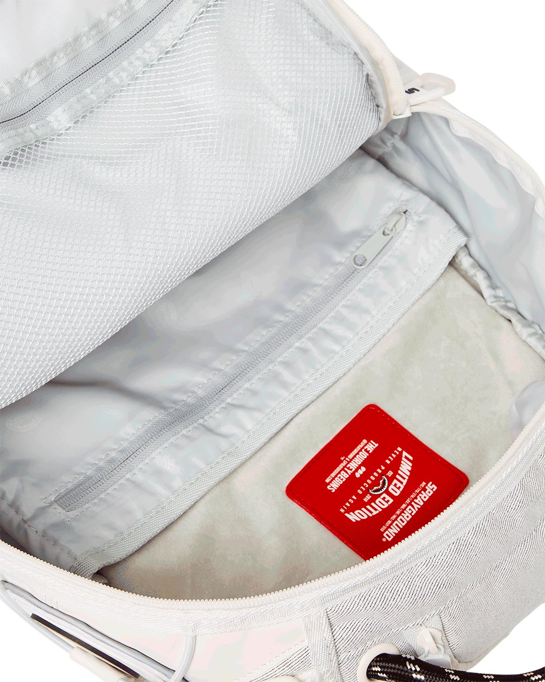 SPRAYGROUND WHITE OUT EXPEDITION BACKPACK