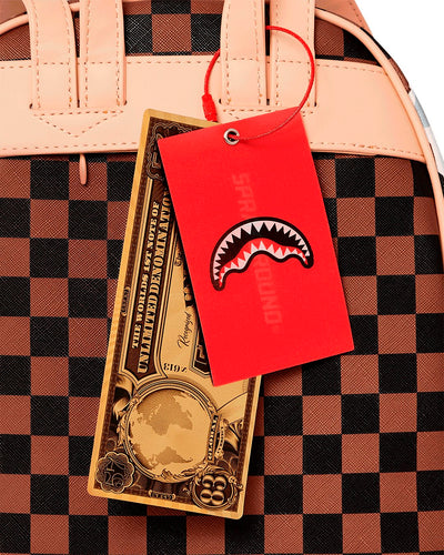 SPRAYGROUND BROWN TEAR AWAY SAVAGE BACKPACK