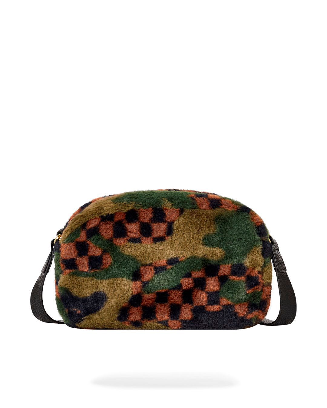 FUR SIP CAMO BRICK CROSS-BODY