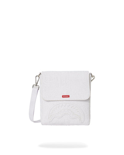 SPRAYGROUND WHITE SCRIBBLE MESSENGER