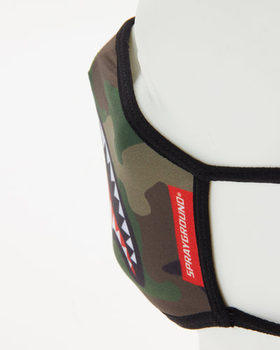 SPRAYGROUND FORM-FITTING MASK CAMO SHARKMOUTH