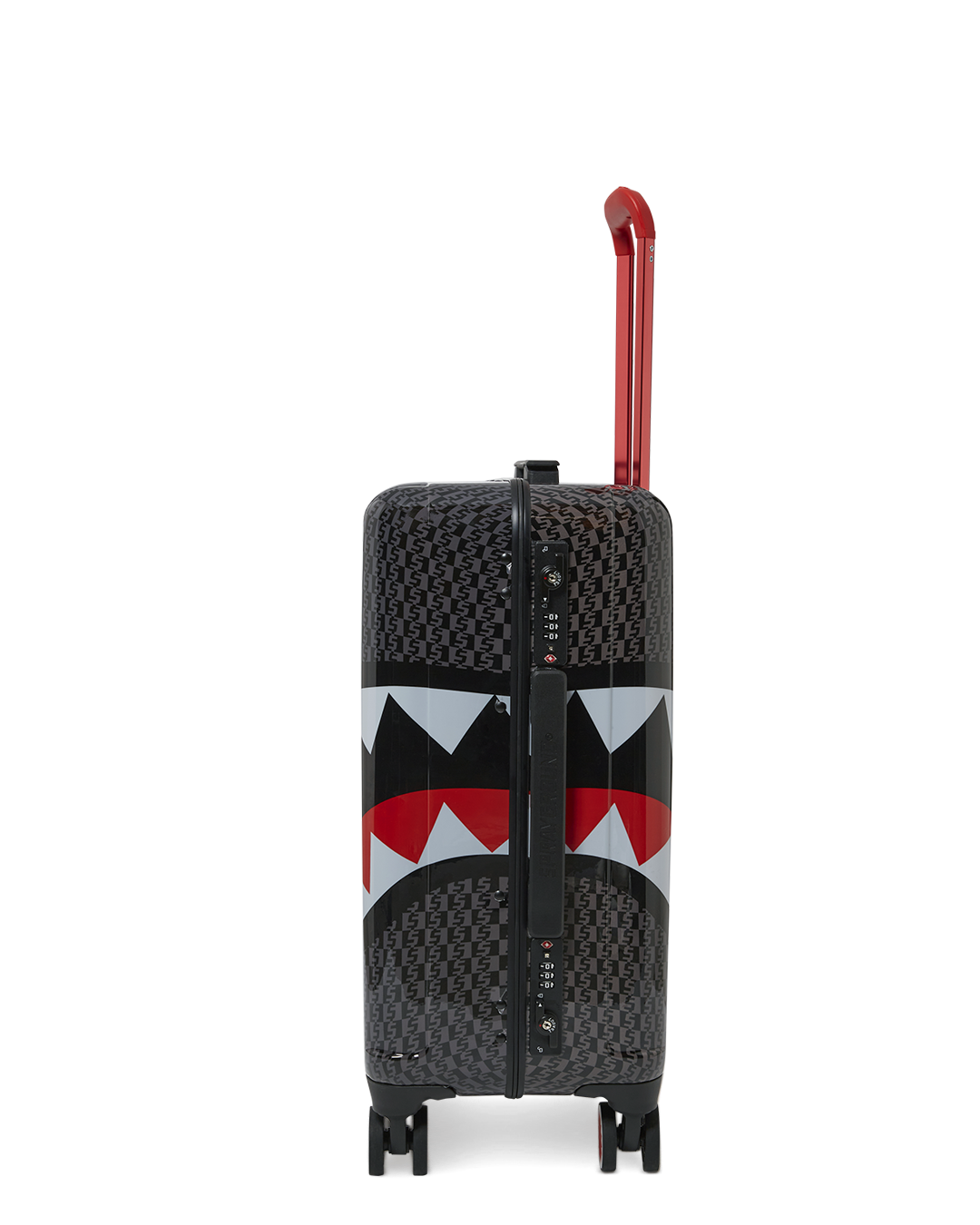 SPRAYGROUND MONEY CHECK GREY CARRY-ON LUGGAGE