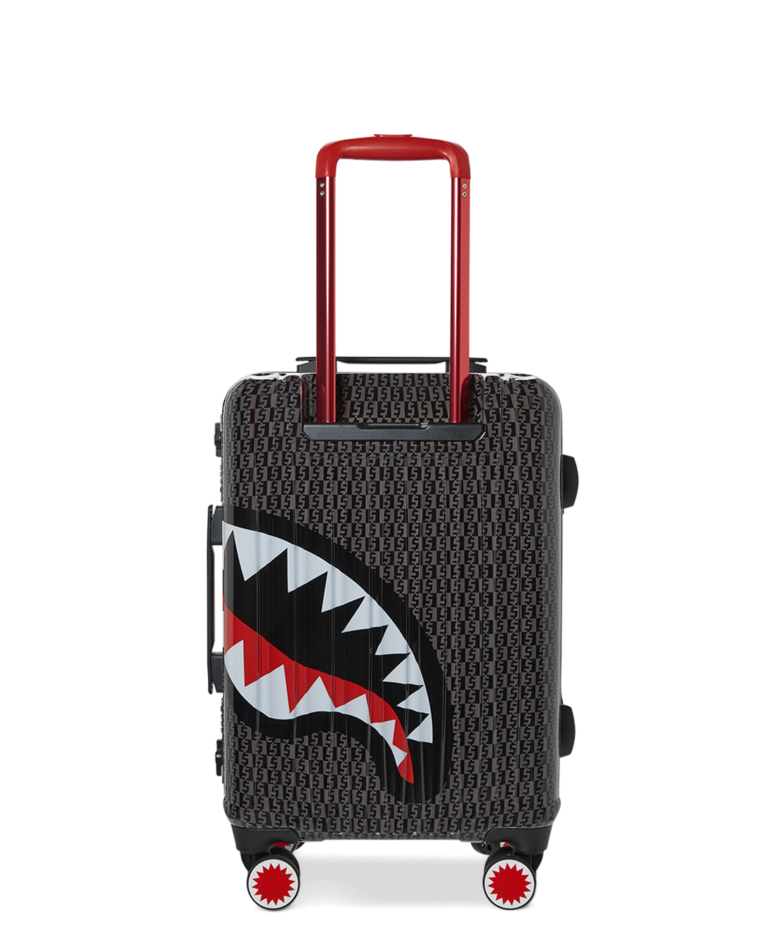 SPRAYGROUND MONEY CHECK GREY CARRY-ON LUGGAGE