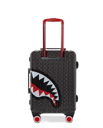 SPRAYGROUND MONEY CHECK GREY CARRY-ON LUGGAGE