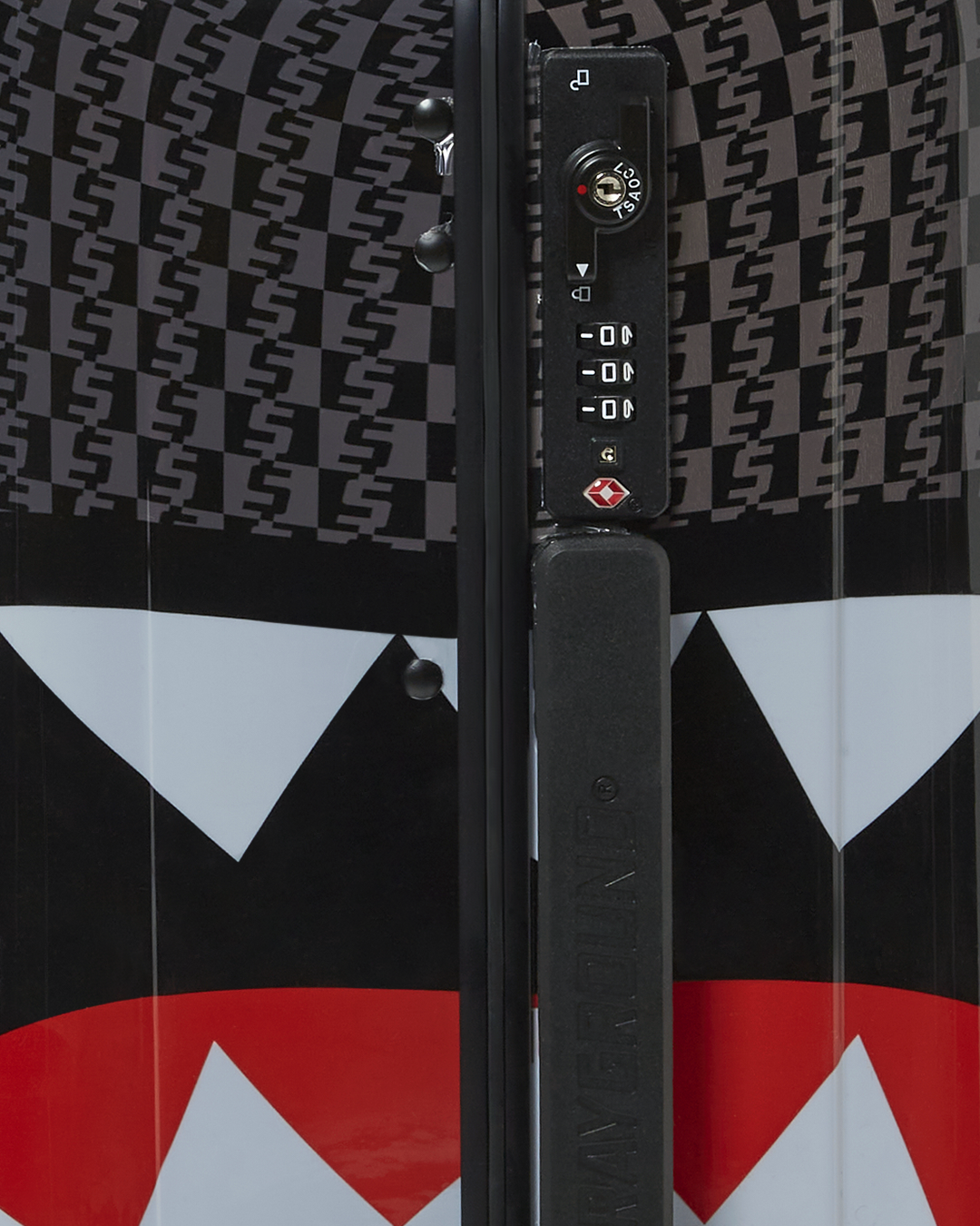 SPRAYGROUND MONEY CHECK GREY CARRY-ON LUGGAGE