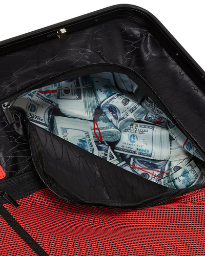 SPRAYGROUND MONEY CHECK GREY CARRY-ON LUGGAGE