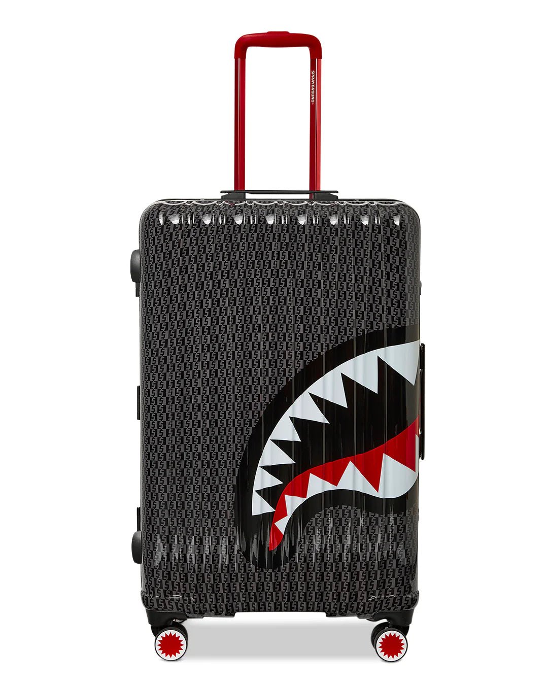 SPRAYGROUND MONEY CHECK GREY FULL-SIZE LUGGAGE