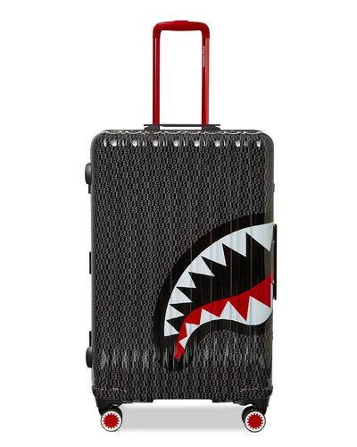 SPRAYGROUND MONEY CHECK GREY FULL-SIZE LUGGAGE