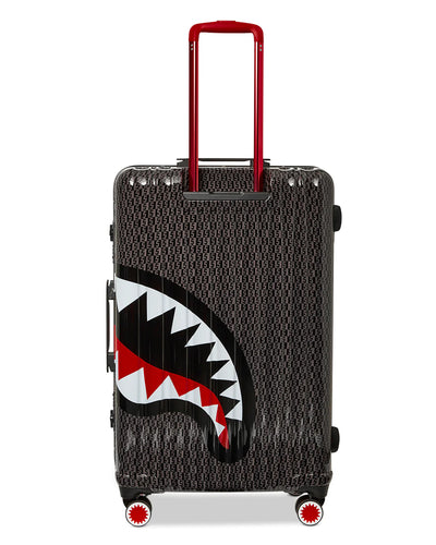 SPRAYGROUND MONEY CHECK GREY FULL-SIZE LUGGAGE
