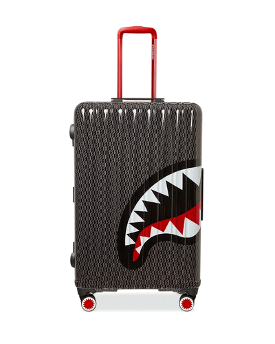 SPRAYGROUND MONEY CHECK GREY FULL-SIZE LUGGAGE